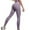 Purple, variant on Besolor Womens Scrunch Yoga Leggings Seamless High Waisted Butt Lifting Workout Fitness Gym Compression Pants