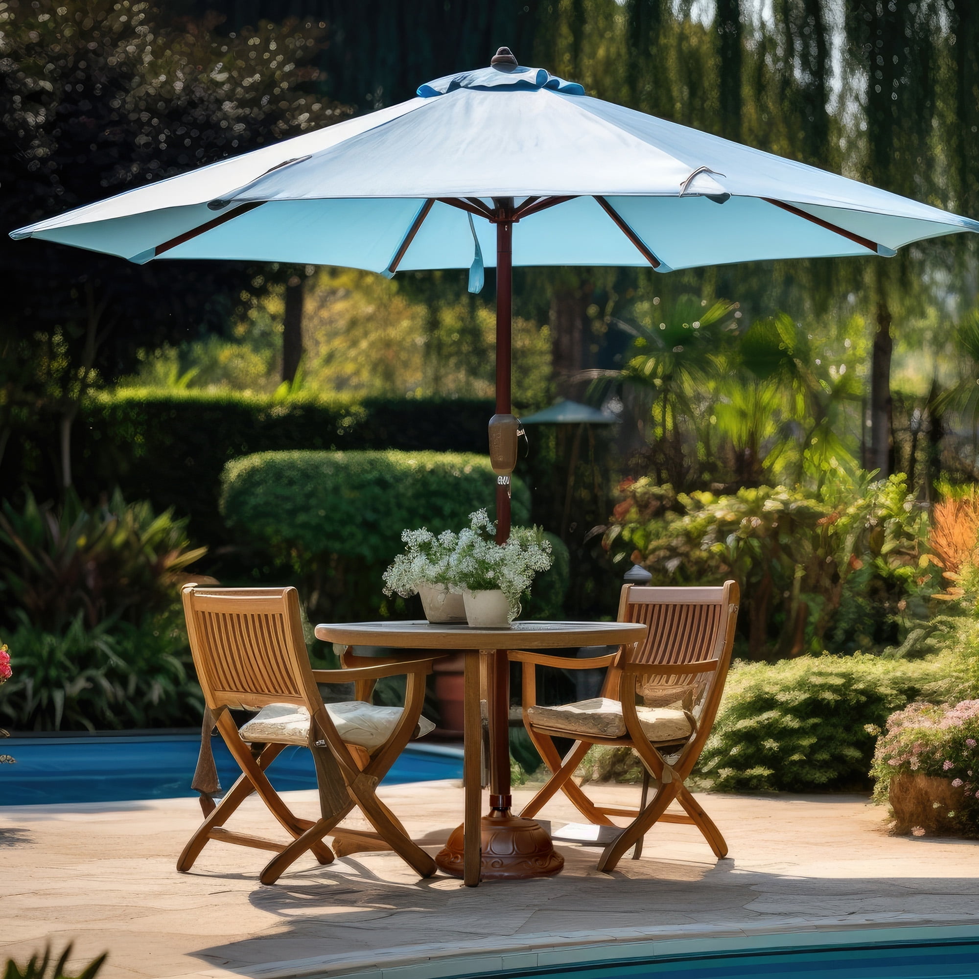cantilever patio umbrella with weighted base Schwinn Marshall E-Bike | happy meal Colour:BLUE proof structure to prevent