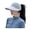 Grey, variant on Rodiuiu Women Baseball Hat Extended Brim Sun Protection UPF Quick-Dry Adjustable Fit Outdoor Baseball Cap Travel Riding Hat