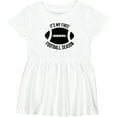 thumbnail image 3 of Inktastic It's My 1st Football Season Girls Baby Dress, 3 of 5