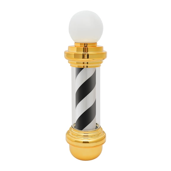Toolven Stylish Outdoor Barber Pole Light with Rotating Feature, LED Technology, Waterproof Design, Wall Mountable for  Use