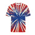 thumbnail image 6 of Awdenio T Shirts for Man American Flag Printed Patriotic T-Shirt 4th of July Graphic Tees Shirts USA Flag Star Stripe Tops, 6 of 6