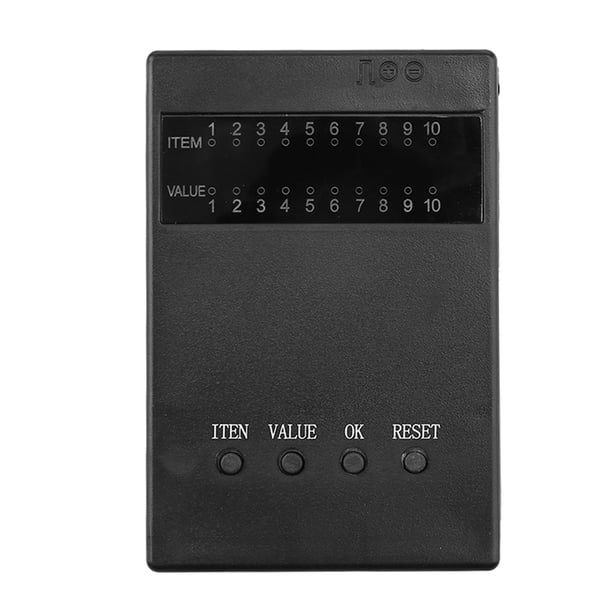 Tarjeta programación ESC Hugtrwg al con sin escobillas 25A-120A para orugas coche RC