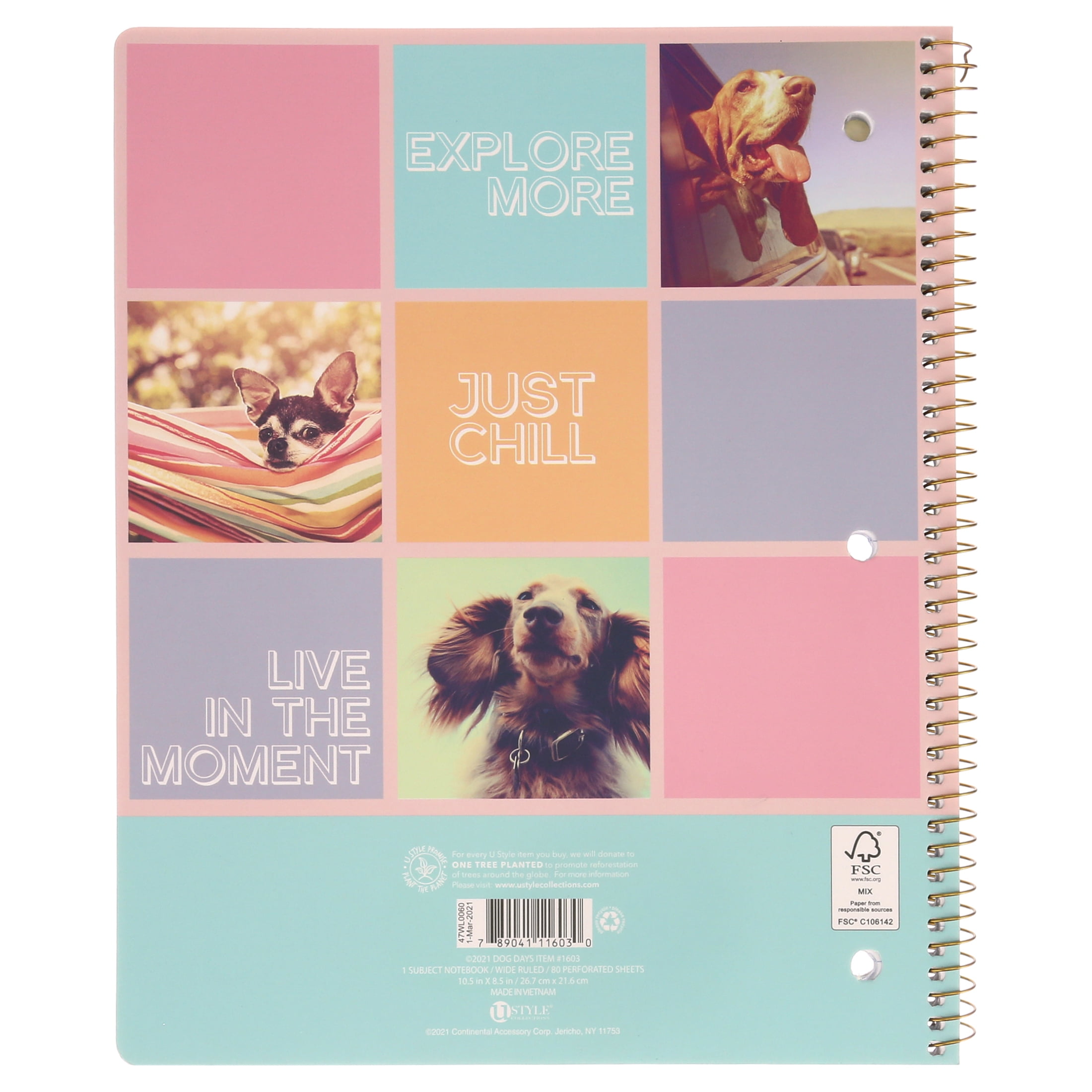 Soggy Doggy Spiral Notebook for Sale by Bryds94