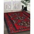 thumbnail image 3 of Ahgly Company Machine Washable Indoor Rectangle Traditional Tomato Red Area Rugs, 8' x 12', 3 of 7