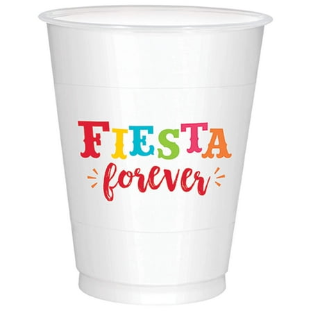 Plastic Fiesta Cups - 16 Oz. | Pack of 25