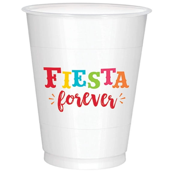 Plastic Fiesta Cups - 16 Oz. | Pack of 25
