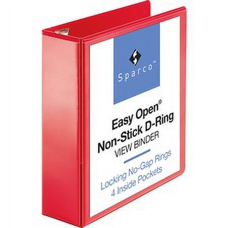 Business Source Red D-ring Binder - 5 Business Source Red D-ring Binder - 5