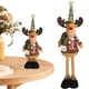 thumbnail image 4 of Feliz Navidad Muñeca Retráctil Viejo Muñeco Nieve Alce Decoraciones Ambiente Navideño (C), 4 of 9