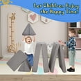 thumbnail image 6 of Ulax Furniture Kids and Toddler Play Couch, Convertible Folding Sofa, Durable Foam Modular Design, 6 of 8