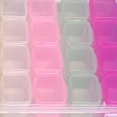 thumbnail image 4 of Nail tip box bead containers plastic storage box Nail Storage Box 28 Grid Eco Friendly Durable Transparent PP Separate Lid Nail Tip Box for Bead Earrings Jewelry, 4 of 8
