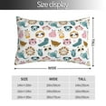 thumbnail image 2 of KLL Cartoon Animals Pillow Covers Envelope Closure,Super Soft and Cozy Fuzzy Fleece Pillow Case Cover (No pillow core） 16"x24", 2 of 5