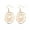 Golden, variant on 1 Pair Women Hook Earrings Hollow Vortex Shape Smooth Polished Ear Decoration Jewelry Vacation Earrings Party Hanging Earrings Commute Dangle Earrings