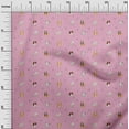 thumbnail image 2 of oneOone Cotton Silk Fabric Grass & Puppies Dog Fabric Prints by Yard 42 Inch Wide, 2 of 4