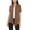 Mocha, variant on Women's Loose Fit Short Sleeve Draped Open Front Office Wear Solid Cardigan