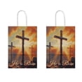 thumbnail image 3 of YAHAFEPY 20Pcs He Is Risen Theme Party Bags for Christian, Christian Party Favor Bags,Birthday Party Decorations, With Handles Favor Bags Candy Gift Bags for Adult, 3 of 7