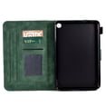 thumbnail image 5 of SaniMore Case for Fire 7" 12th Gen 2022, PU leather Embossed Tree with Auto Sleep/Wake Pen Holder Card Slots Anti-slip Strip Flip Folio Wallet Business Cover, Green, 5 of 9