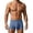 Sky Blue, variant on Mens Boxer Briefs Seamless Mid Rise Breathable Underwear for Men