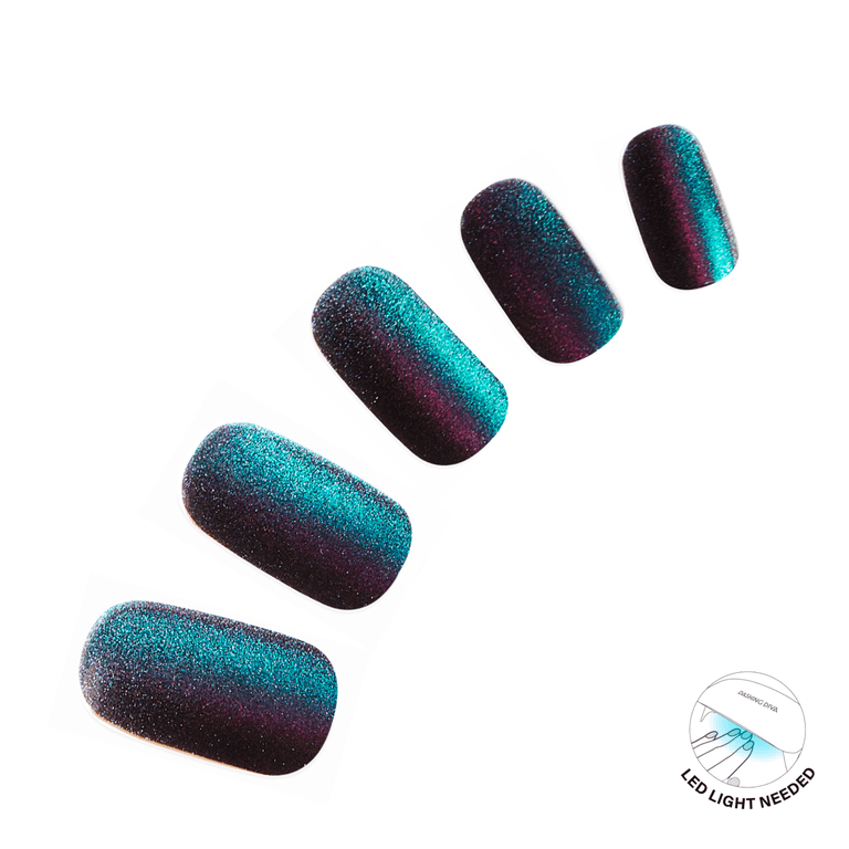 Dashing Diva Glaze Semi-Cured Gel Nail Stickers, Stone Cold photo 2