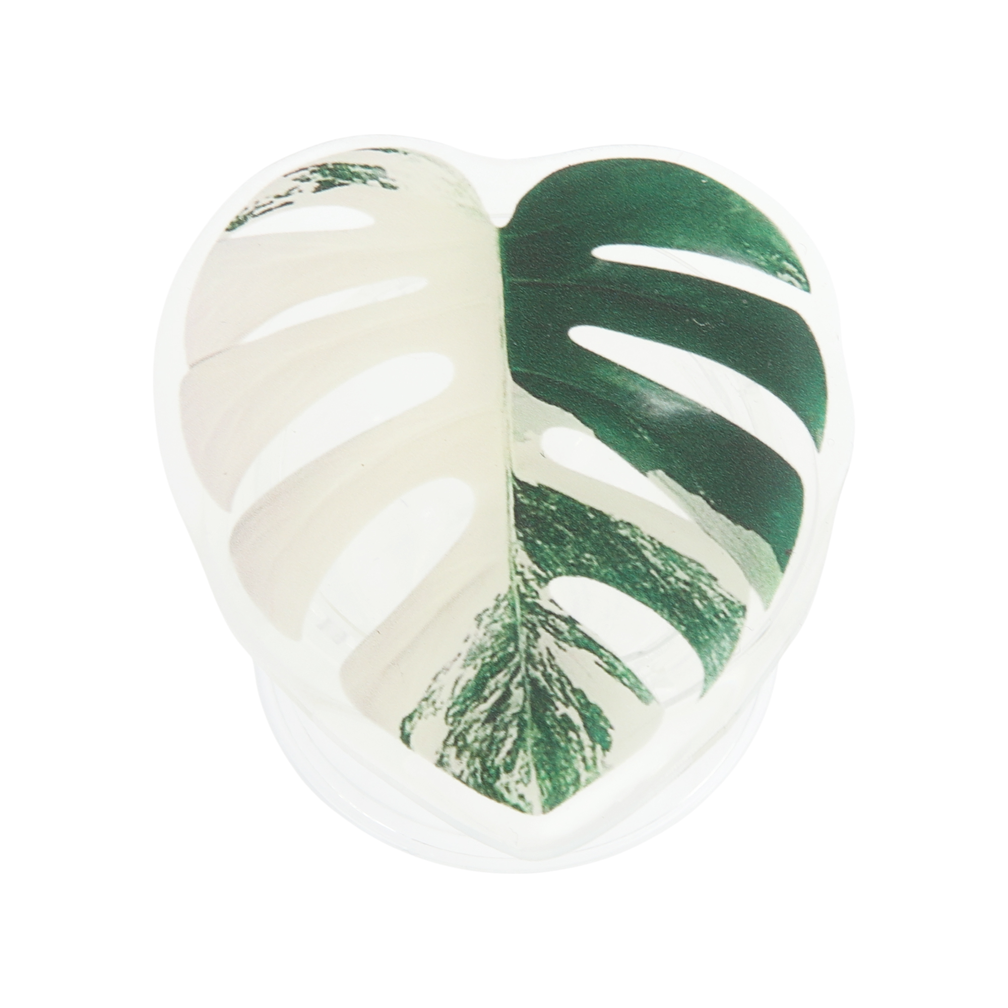 Unique Bargains Leaf Pattern Phone Grip with Strong Adhesive Backing Dark Green