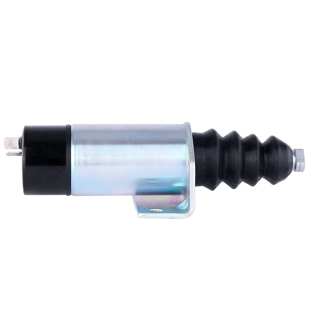 Earlyred 12V Fuel Shut Off Solenoid - Compatible With Lister Petter LPWS LPWT Engine & Genset, 2-Pin Stop Valve