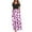 Purple, variant on Aoujea Sun Dresses Women Fashion Casual Summer Short Sleeve Off The Shoulder Print Round-Neck Dress Sleeveless Dresses for Women 20$ & Under Dress