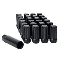 24Pc Black 14x1.5 Spline Lug Nuts For 2022  Newer Toyota Tundra 6 Lug   Key