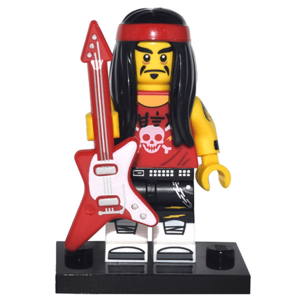 lego guitar minifigure