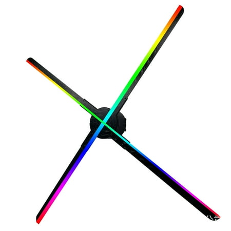 

Naked Eye 3D Holographic Projection Advertising Machine Wall-mounted Stereo Fan Splicing Screen Led Rotating Suspended Air Imaging