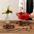 thumbnail image 7 of Lions Trivet Mats Pot Holders Cotton Woven Non-Slip Heat Resistant for Hot Pots Pans Pats for Cooking Baking Set of 2, 7 of 7