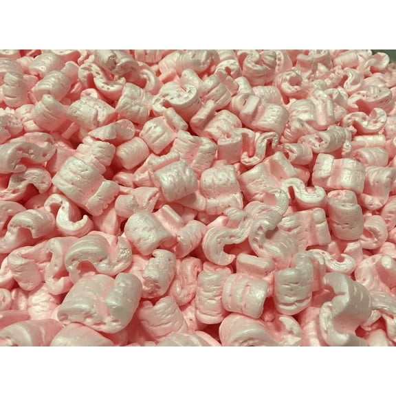 Packing Peanuts Shipping Anti Static Loose Fill 30 Gallons 3 Cubic Feet Pink