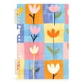 thumbnail image 7 of FORMRS 1-Subject Spiral Notebook 8" x 5" College Ruled 60 Refillable Sheet A5 Hard Cover, 2 Pack, Blue Flowers, 7 of 7