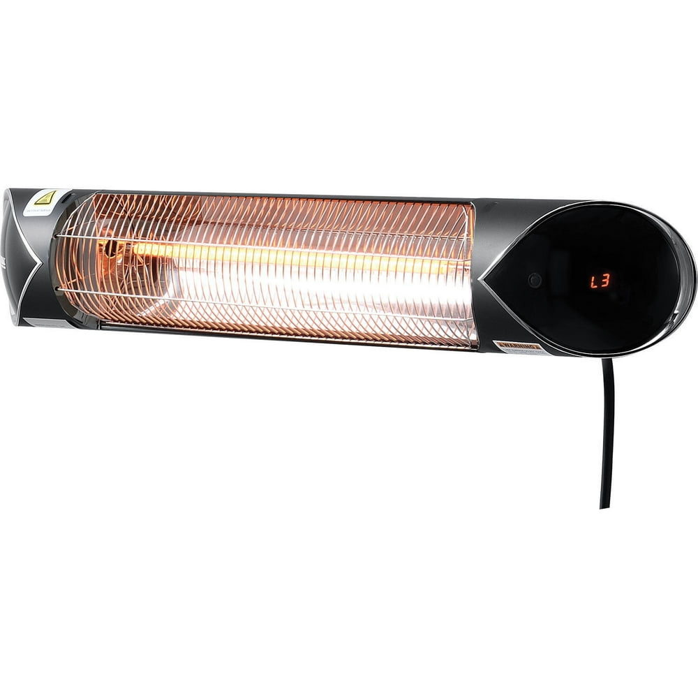 Infrared Patio Heater With Remote Control, 1500W, 120V, Wall/Ceiling