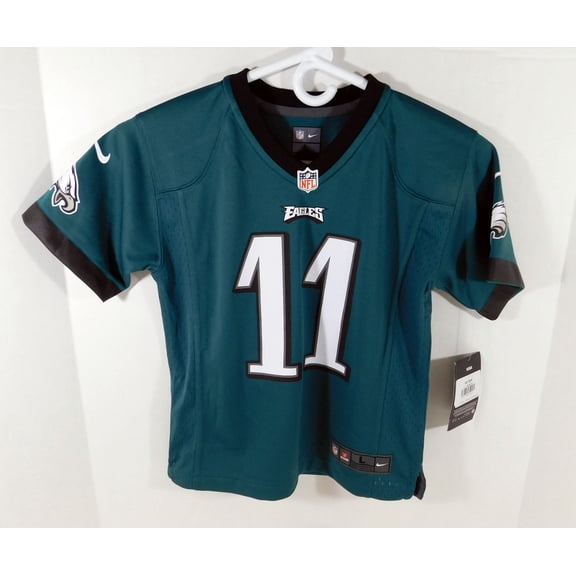 New Child Philadelphia Eagles Carson Wentz #11 Green Game Jersey L Nike NWT