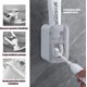 thumbnail image 2 of Dispensador automático de pasta de dientes, soporte para cepillo de dientes, juego 2 en 1 con ventosa súper pegajosa, exprimidor de pasta de dientes manos libres para niños montado en la par, 2 of 4