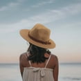 thumbnail image 4 of Sombreros de paja unisex Panamá Sombreros para el sol Visera para el sol Protección Niñas Dama Playa Boho Sombrero ancho para acampar Viajes Vacaci , 2 Salvador Sombrero Ala Ancha Paja, 4 of 7
