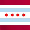 thumbnail image 3 of CafePress - Chicago Flag T Shirt - Women's V-Neck Dark T-Shirt, 3 of 4