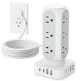 thumbnail image 1 of Power Strip Tower TentTrend con 12 tomas de corriente alterna y 8 puertos USB, 1 of 6