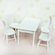 thumbnail image 5 of 1/12 Juegos de Casa de Muñecas Silla en Miniatura Madera Dollhouse Blanco Sunnimix 1/12 miniatura de casa de muñecas, 5 of 8