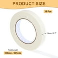 thumbnail image 2 of Masking Tape White Painters Tape Paper Tape [for Crafts DIY Walls Painting Decoration]- 0.7 Inch x 60 Yards/12 Rolls, 2 of 6