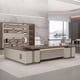 thumbnail image 2 of Luxury Executive Office Desk Drawers Writing Workbench Modern Office Desk Reception Scrivania Con Cassetti Home Furniture My Lux Decor Round, 2 of 11