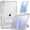 Silvery, variant on Glitter Semi-Transparent Case,Stand + Pencil Holder for iPad 10.9" 10th/11th Gen A16