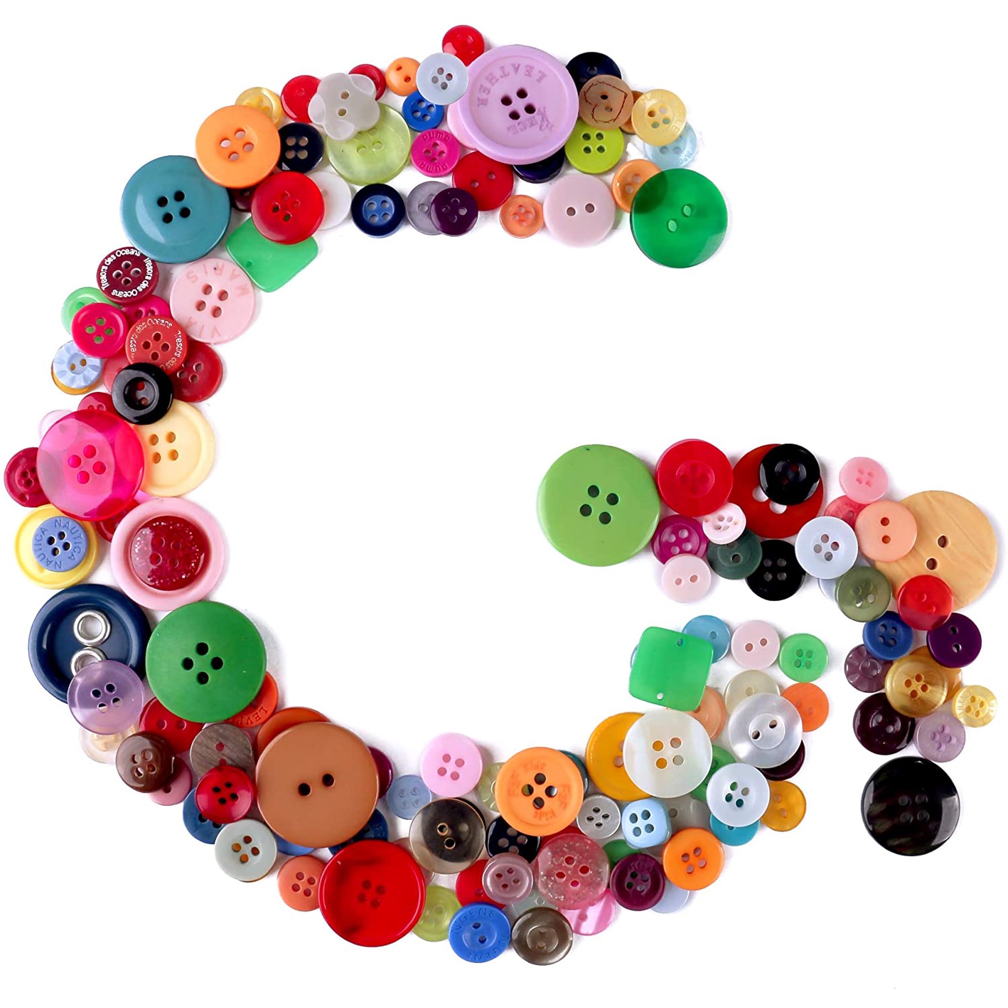 Lot De 10 Boutons En Résine - 20mm Diamètre, 4 Trous - Couleurs Aléatoires Pour Couture, DIY, Tricot