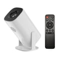 thumbnail image 1 of yeacher P30 Android 11 Projector with 130 ANSI Lumens, 720P Resolution, 1G+8G Memory, Wireless Screen Mirroring, 30-100 Inch Display, Bluetooth 5.4, WiFi 6, and Remote Control, 1 of 6