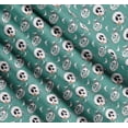 thumbnail image 3 of Soimoi Cotton Voile Fabric Spider Web,Bat & Ghost Halloween Printed Fabric 1 Yard 56 Inch Wide, 3 of 7