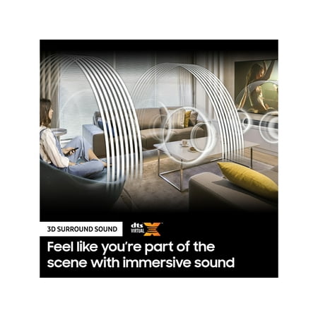 Samsung - 2.1-Channel Soundbar with Wireless Subwoofer and Dolby Audio/DTS Virtual:X (2020) - Black