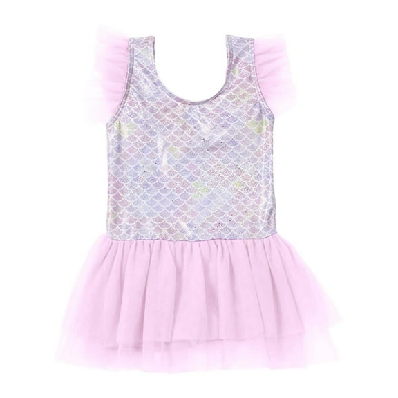 RMGVDSD Girls Swimsuit One Piece Princess Skirted Bathing Suit Tutu Dress For Toddler Kids Comfortable Stretchy Summer Beach Swimwear Party Summer Swimsuits