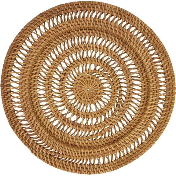 Rustic Rattan Charger Plate (Set of 4)