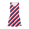 thumbnail image 5 of Vestido de Verano para Mujeres sin Mangas Cuello en V con Impresión de Bolsillo, Vestido Casual para Uso Diario Y de Fiesta, 5 of 5