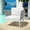 White White, variant on Modway Harmony Outdoor Patio Aluminum Armchair, Multiple Colors